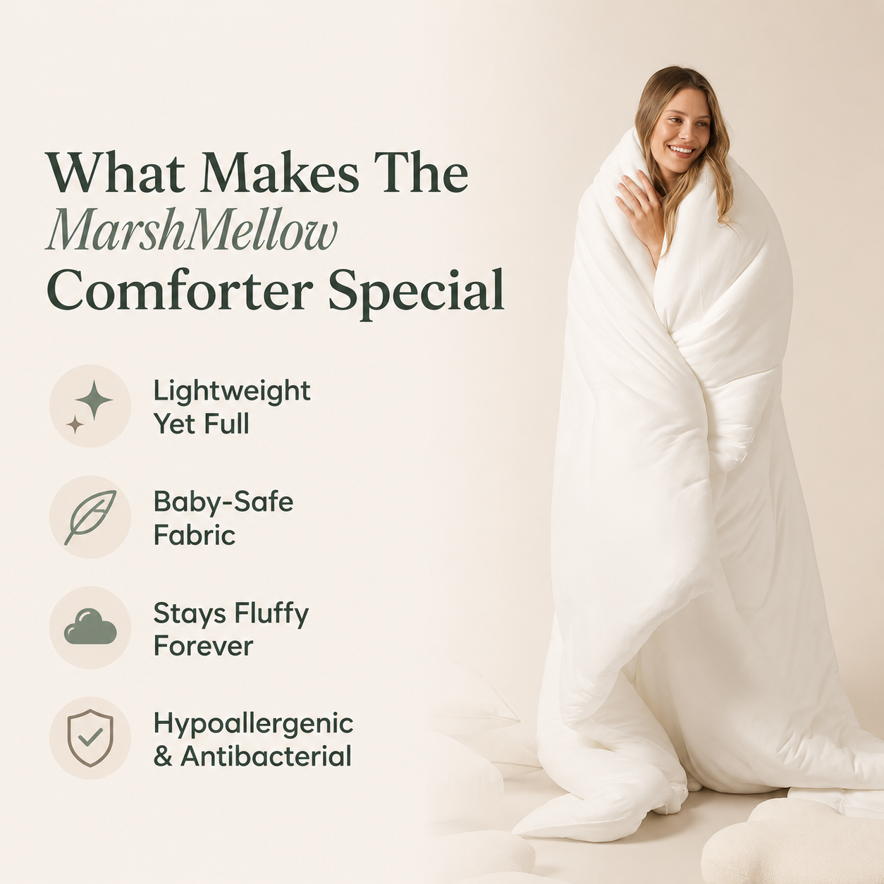 MarshMellow Comforter – Double-Stuffed Cloud Comfort